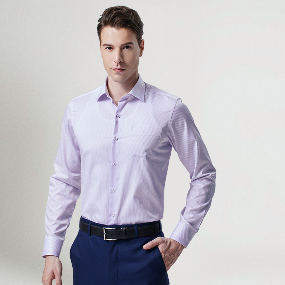 定制長袖襯衫男女士工作服短袖白襯衣訂做職業裝印logo廣告文化衫#皇運 歷史價格詳細信息