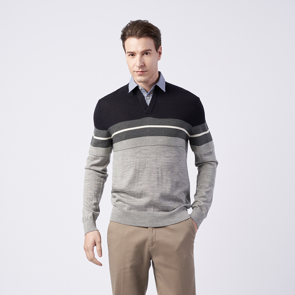 假兩件兩穿排釦打褶收腰長袖洋裝 《DA8315》 歷史價格詳細信息