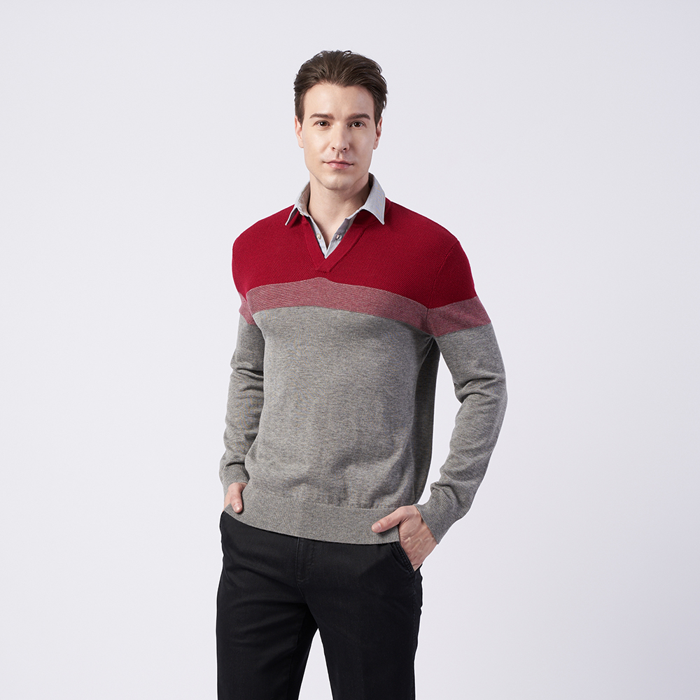 假兩件兩穿排釦打褶收腰長袖洋裝 《DA8315》 歷史價格詳細信息