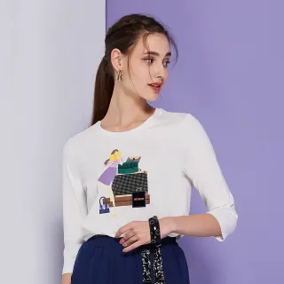 【HONOR】印花綁帶設計上衣｜山形屋官方旗艦館 歷史價格詳細信息