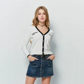 【HONOR 山形屋】口袋車線刷色牛仔短裙-藍 歷史價格詳細信息