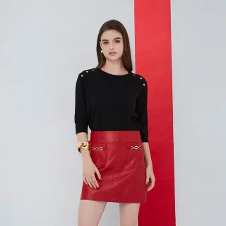 【HONOR 山形屋】口袋車線刷色牛仔短裙-藍 歷史價格詳細信息