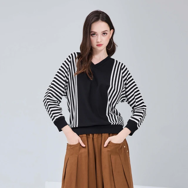 【HONOR】拼接條紋造型上衣｜山形屋官方旗艦館 歷史價格詳細信息