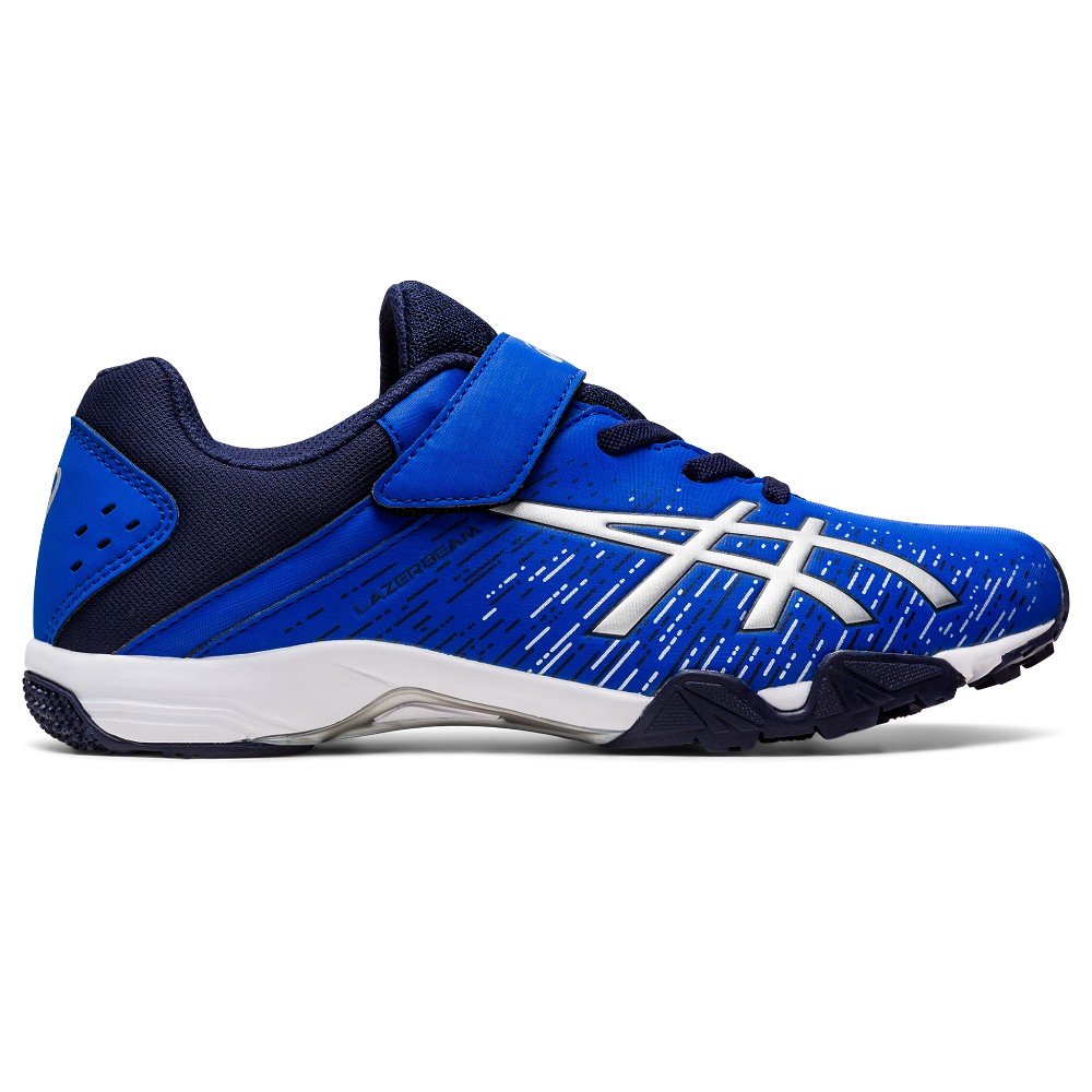 Asics Lazerbeam SH-MG [1154A138-402] 大童 慢跑鞋 運動 路跑 魔鬼氈 深藍 螢黃 歷史價格詳細信息