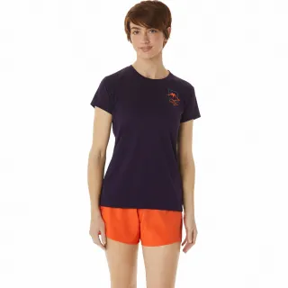 asics 亞瑟士 女 短袖上衣 女款 跑步 服飾 2012C662-401 歷史價格詳細信息