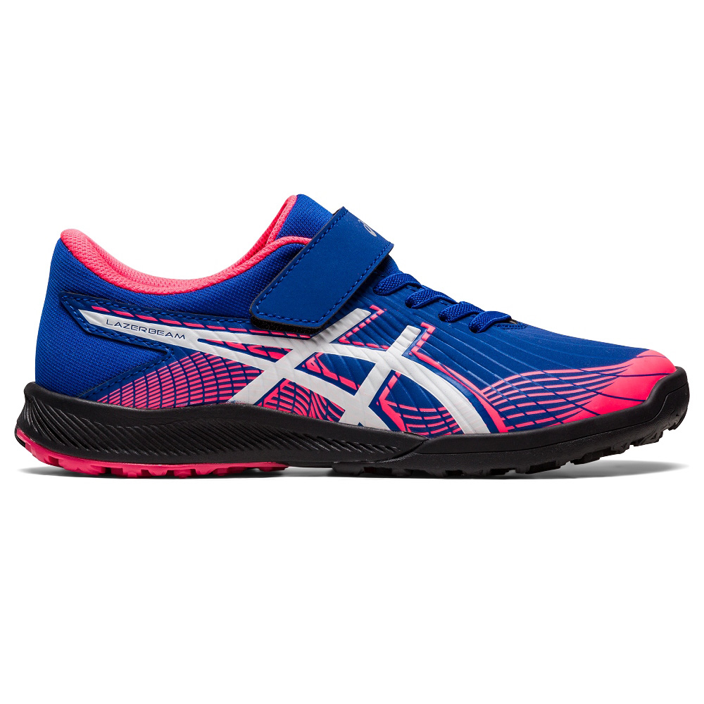 Asics Lazerbeam FH-MG 黑 藍 亞瑟士 魔鬼氈 女鞋 大童鞋 運動鞋 ACS 1154A145001 歷史價格詳細信息