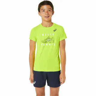 【asics 亞瑟士】童 短袖上衣 兒童 兒童 上衣(2034A872-001) 歷史價格詳細信息