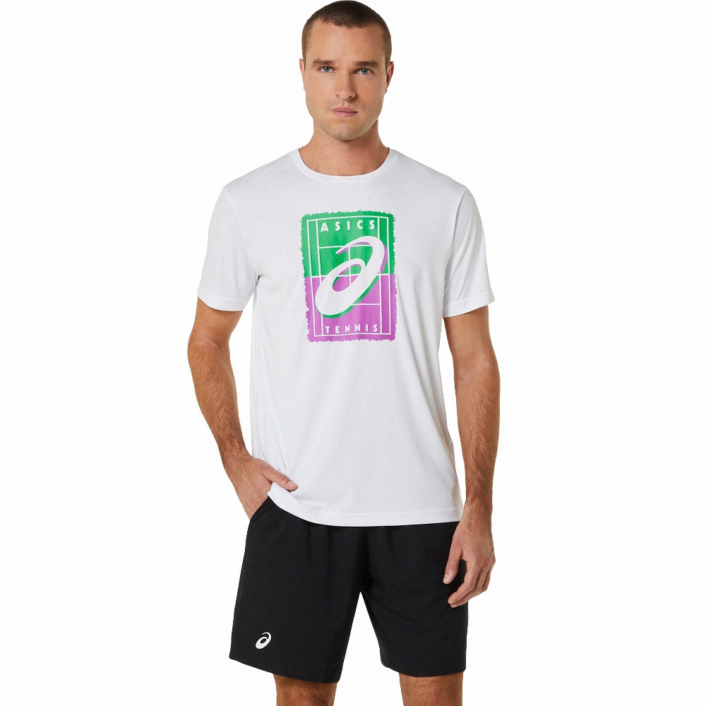 ASICS 亞瑟士 短袖上衣 男款  網球 上衣 2041A257-400 歷史價格詳細信息