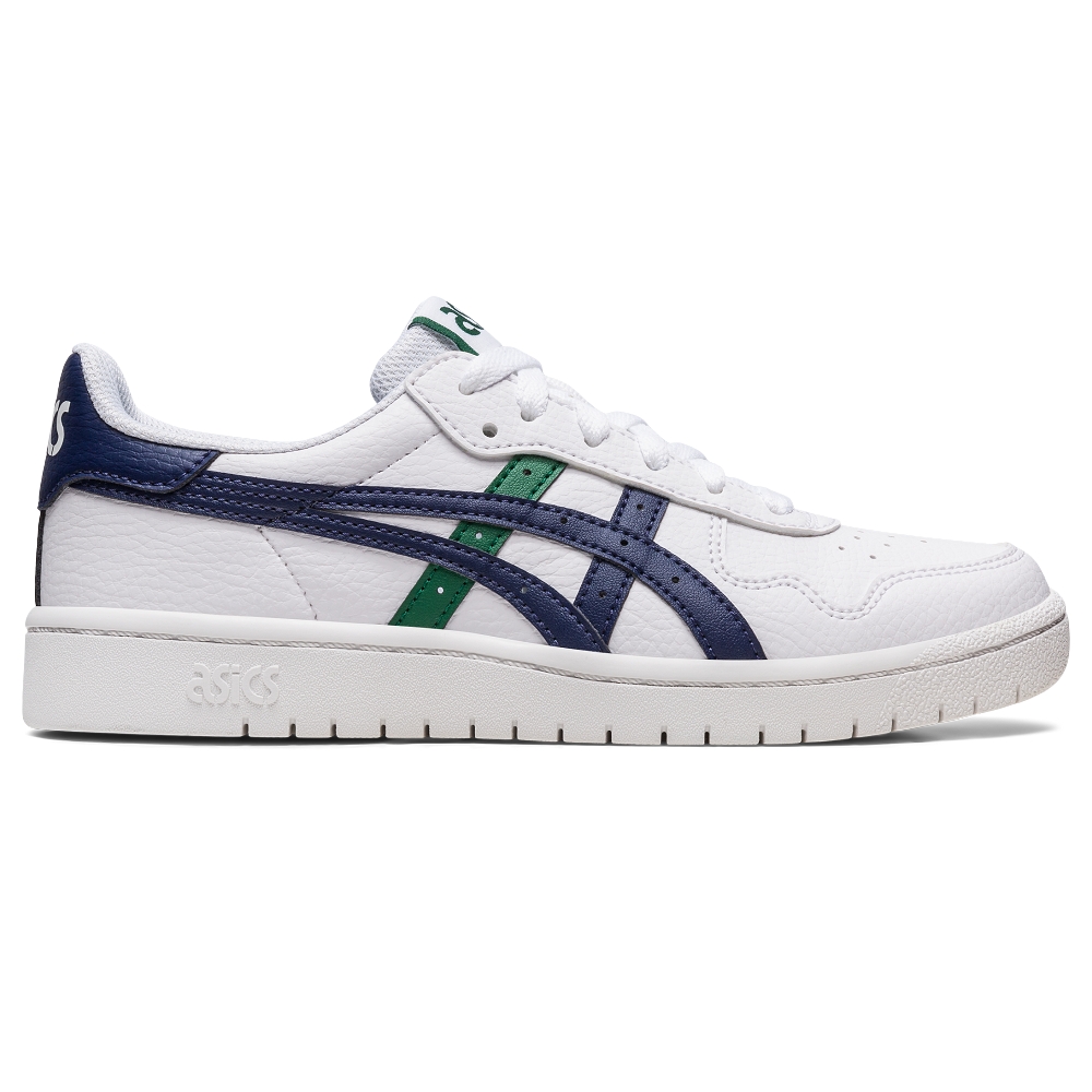 Asics 亞瑟士 休閒鞋 Japan S GS 大童 女鞋 白 黑 經典 復刻 皮革 1204A007124 歷史價格詳細信息