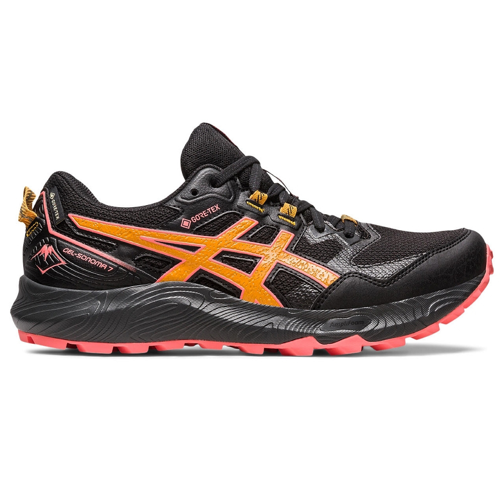Asics 慢跑鞋 GEL-Sonoma 7 GTX 女鞋 黑 全黑 防水 戶外 緩衝 運動鞋 越野 1012B414002 歷史價格詳細信息