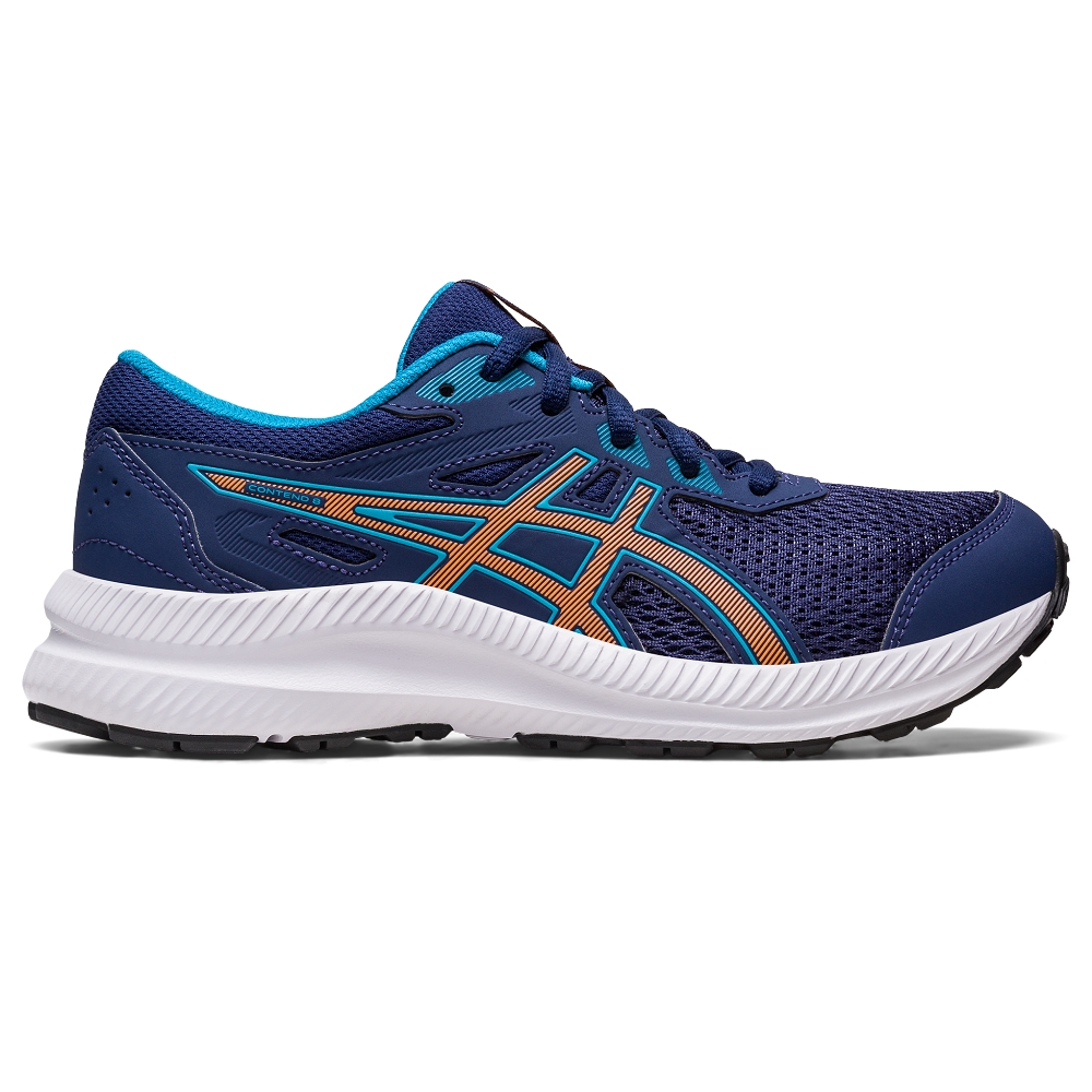 Asics 亞瑟士 童鞋 Contend 8 TS School Yard 小童 橘 白 黑 海底世界 尼莫配色 1014A313800 歷史價格詳細信息