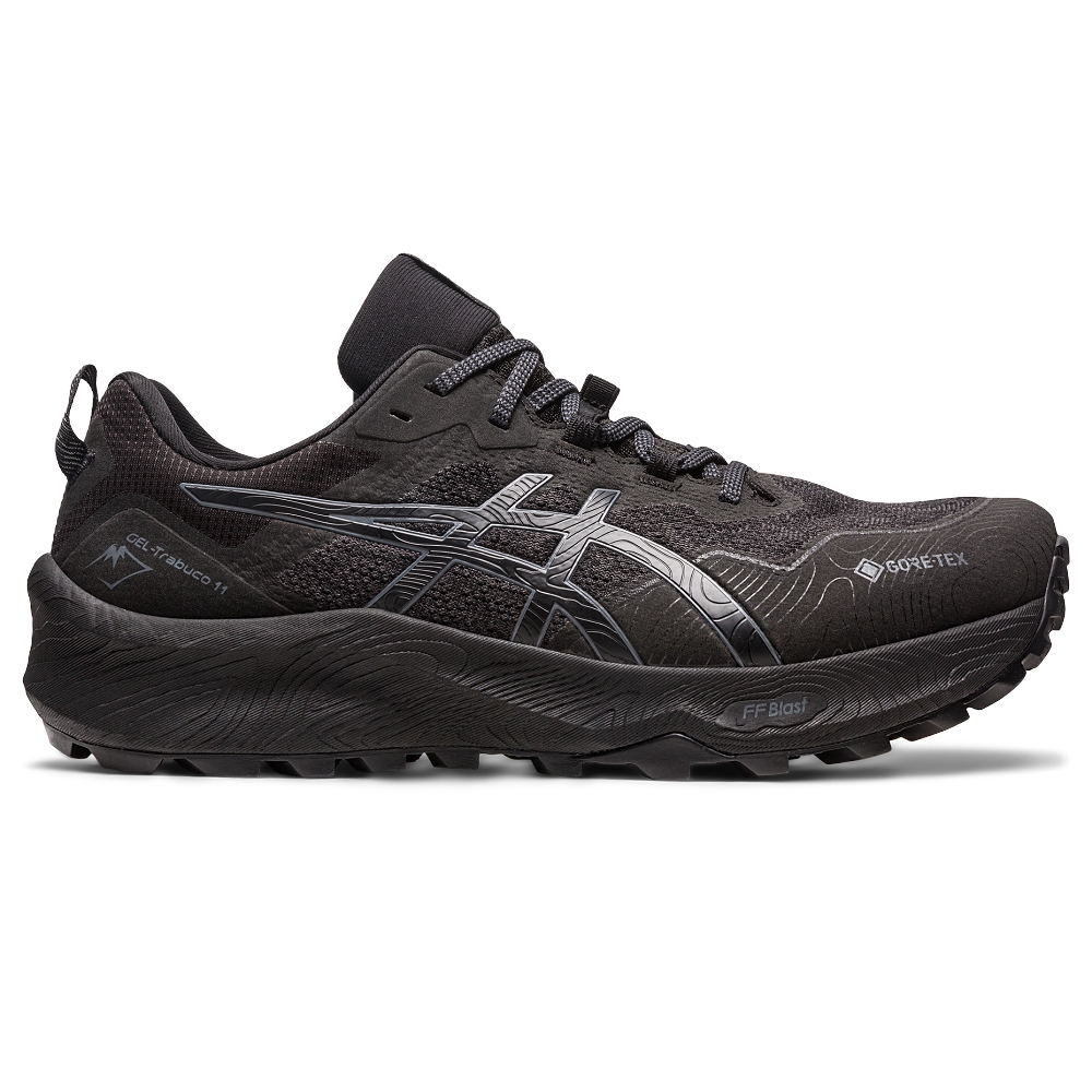 ASICS 慢跑鞋 GEL-TRABUCO 11 GTX 全黑 越野防水鞋 女 1012B425002 歷史價格詳細信息