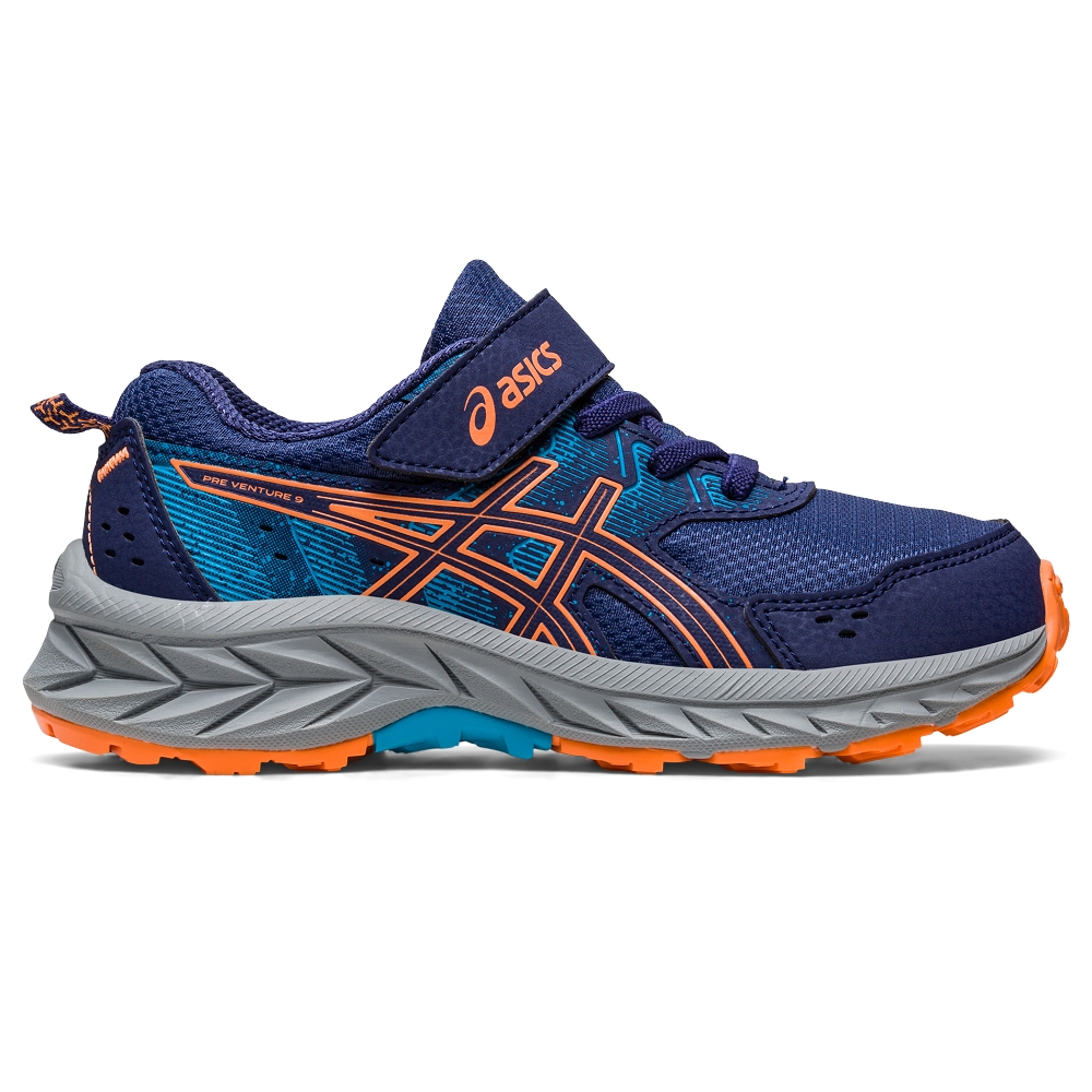 Asics Pre Venture 9 PS [1014A277-001] 中童 慢跑鞋 運動 緩震 透氣 防滑 黑黃 歷史價格詳細信息
