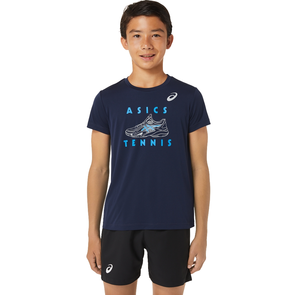 【asics 亞瑟士】童 短袖上衣 兒童 兒童 上衣(2034A872-001) 歷史價格詳細信息