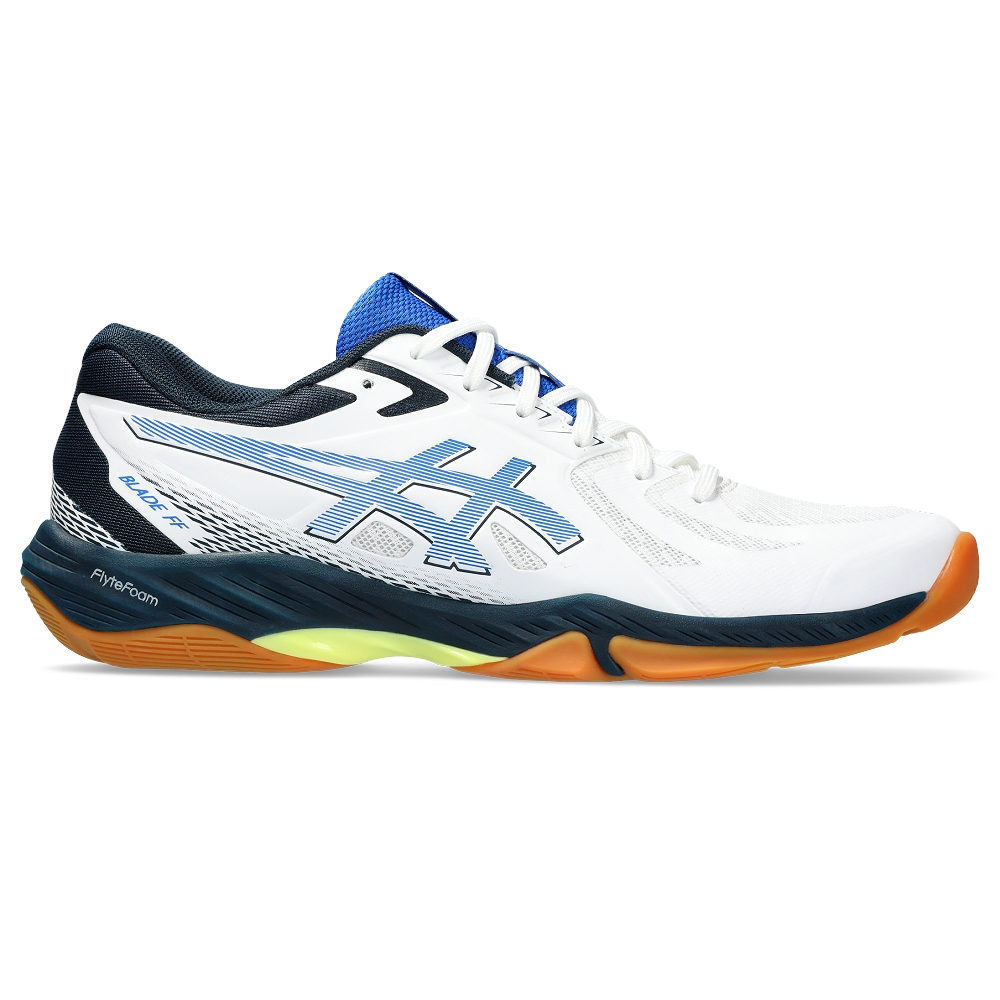 Asics Blade FF [1072A094-102] 女 羽球鞋 室內 運動 支撐 靈活 緩震 包覆 白 橘 歷史價格詳細信息