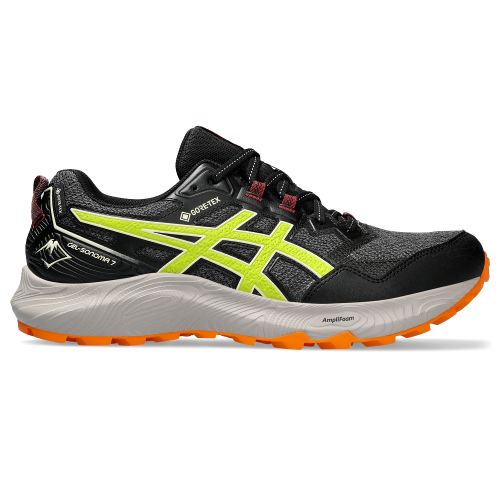 Asics Gel-sonoma 7 Gtx [1011B593-005] 男 慢跑鞋 越野跑鞋 戶外 防水 黑 螢光綠 歷史價格詳細信息