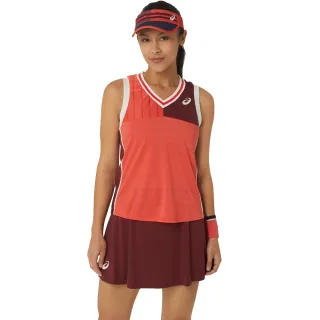 Asics 亞瑟士 [2042A190-703] 女 網球服 無袖 背心 運動 訓練 透氣 防潑水網布 玫瑰粉 歷史價格詳細信息