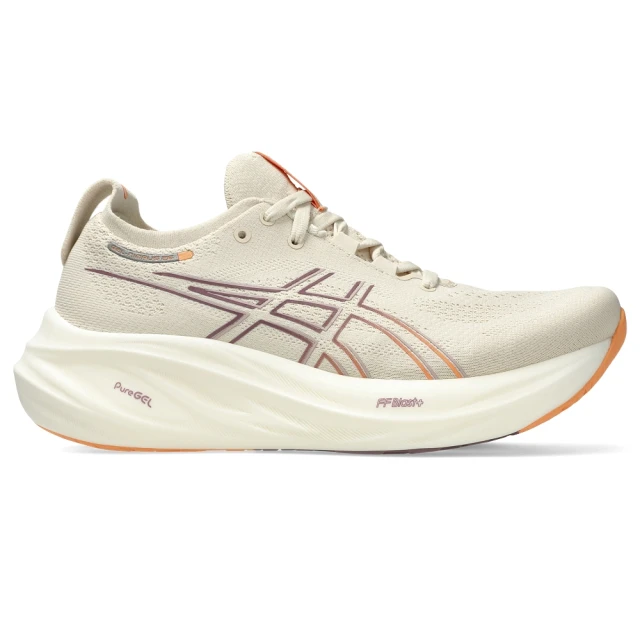 Asics 亞瑟士 慢跑鞋 GEL-Nimbus 26 女鞋 米白 MIRAI 緩衝 厚底 運動鞋 1012B601101 歷史價格詳細信息