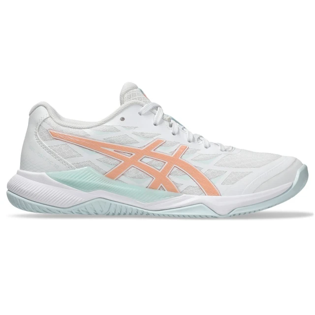 Asics 亞瑟士 排球鞋 GEL-Tactic 12 女鞋 白 橘 吸震 室內運動 羽排鞋 1072A092102 歷史價格詳細信息