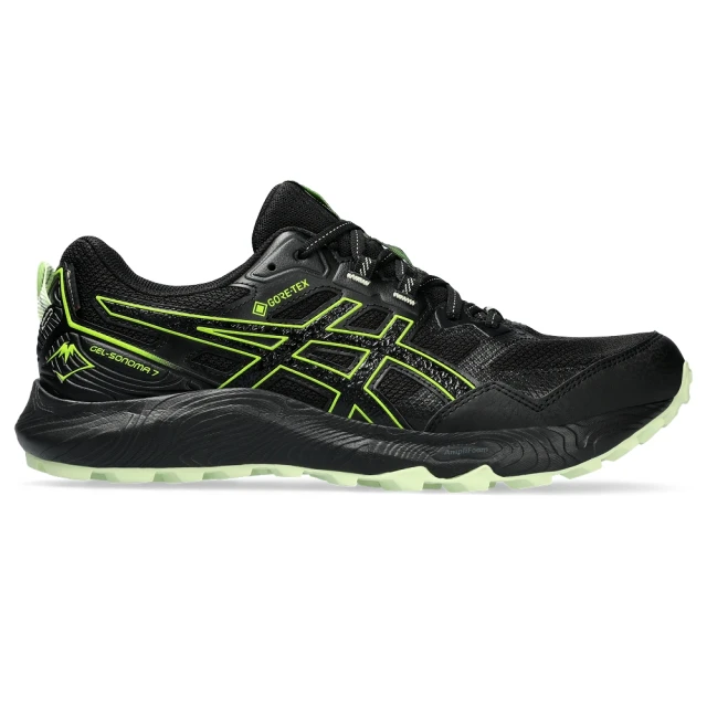 Asics Gel-sonoma 7 Gtx [1011B593-005] 男 慢跑鞋 越野跑鞋 戶外 防水 黑 螢光綠 歷史價格詳細信息