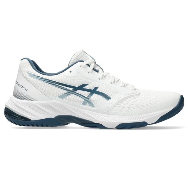 Asics Netburner Ballistic Ff 3 [1053A055-103] 男女 排球鞋 穩定 白 深藍 歷史價格詳細信息