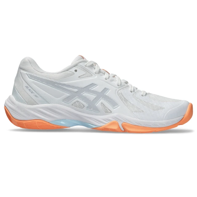 Asics Blade FF [1072A094-102] 女 羽球鞋 室內 運動 支撐 靈活 緩震 包覆 白 橘 歷史價格詳細信息