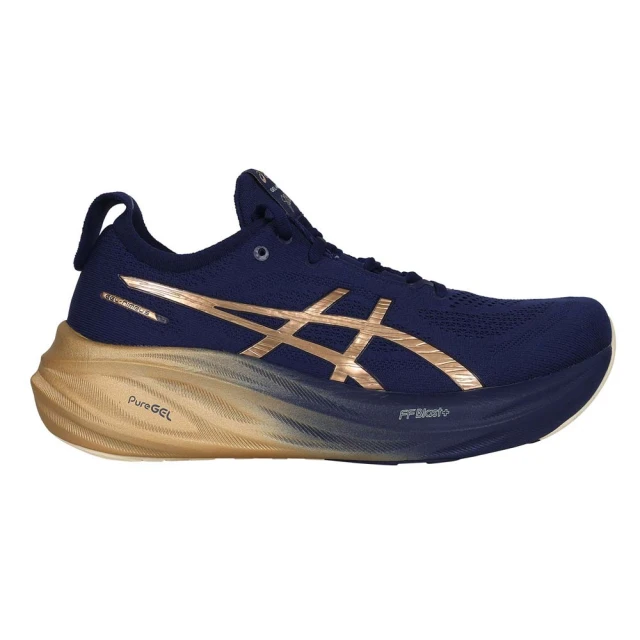 Asics 亞瑟士 慢跑鞋 GEL-Nimbus 26 Platinum 女鞋 藍金 白金系列 緩衝 運動鞋 1012B740400 歷史價格詳細信息