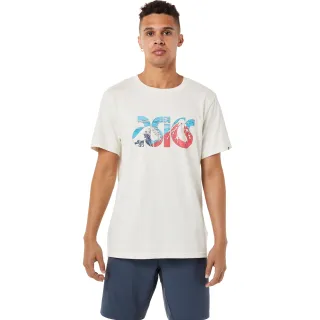 ASICS亞瑟士LOGO圖案短袖上衣 男女中性款  運動休閒 服飾  2201A246-001 歷史價格詳細信息