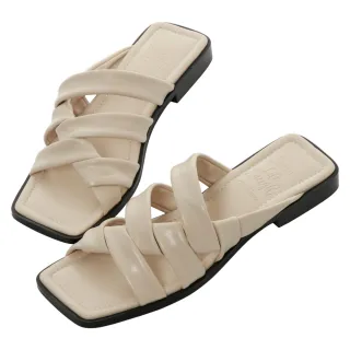 [Grace Gift] 不規則金屬釦低跟穆勒鞋 歷史價格詳細信息