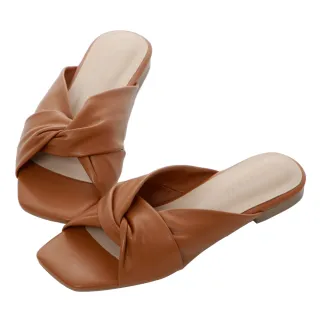 【Grace Gift】斜方頭扭結低跟涼鞋(黑) 歷史價格詳細信息