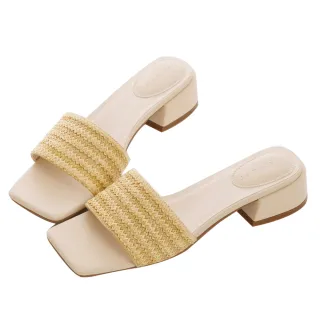 [Grace Gift] 編織夾腳平底拖鞋 歷史價格詳細信息