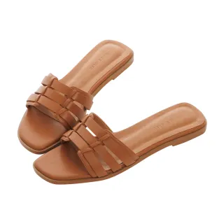 【Grace Gift】寬織帶平底拖鞋(黑) 歷史價格詳細信息