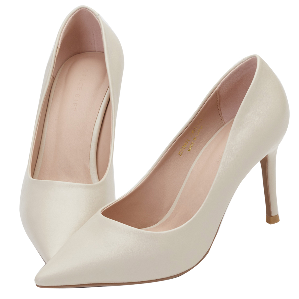 【Grace Gift】氣質方頭雙蝴蝶結瑪莉珍後空跟鞋(銀) 歷史價格詳細信息