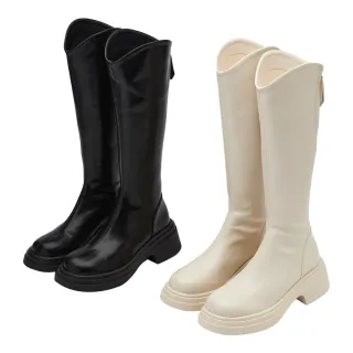 【Grace Gift】圓頭厚底低筒切爾西靴 歷史價格詳細信息