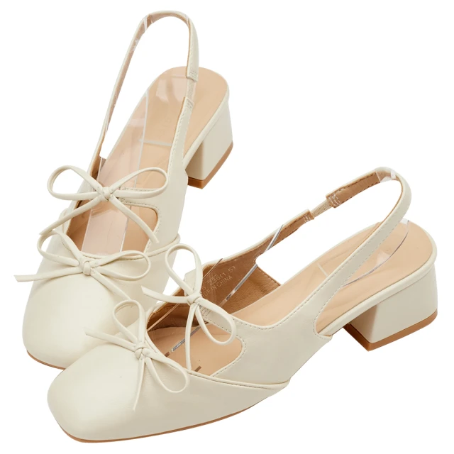 【Grace Gift】氣質方頭雙蝴蝶結瑪莉珍後空跟鞋(銀) 歷史價格詳細信息