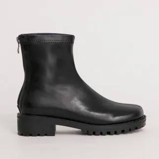 【Grace Gift】圓頭厚底低筒切爾西靴 歷史價格詳細信息