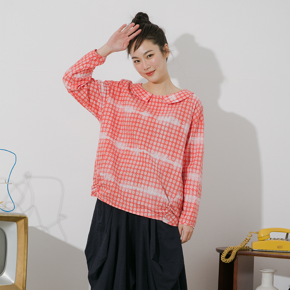 黃色圓點點透膚雪紡米白色短袖長版襯衫 點點米白色雪紡透膚襯衫 大尺碼上衣 大尺碼襯衫 二手女衣 二手女裝 原味衣櫃 歷史價格詳細信息