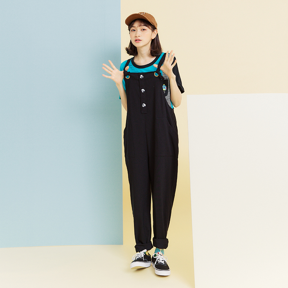 黑色吊帶褲(二手)--約2歲穿 歷史價格詳細信息