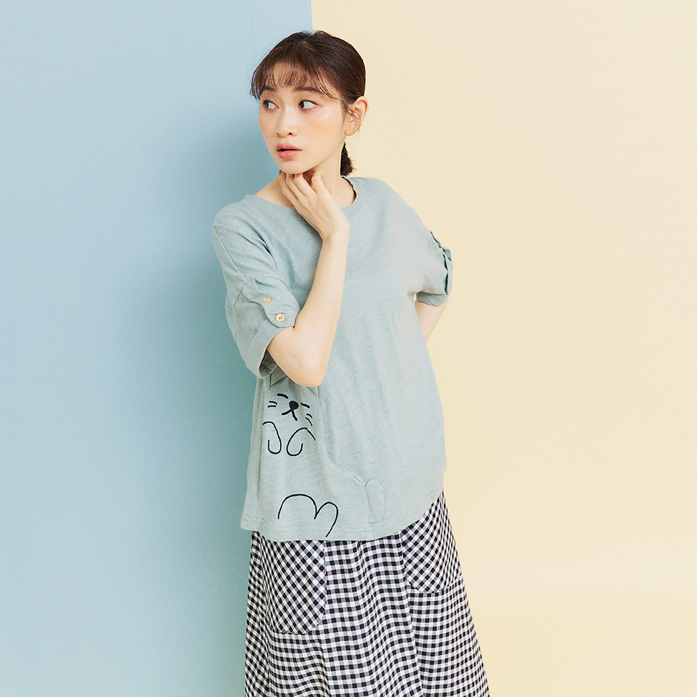 舒適慵懶修身百搭經典條紋棉質長袖V領T恤(黑.咖L-3L)-F166熊衣褲語 歷史價格詳細信息