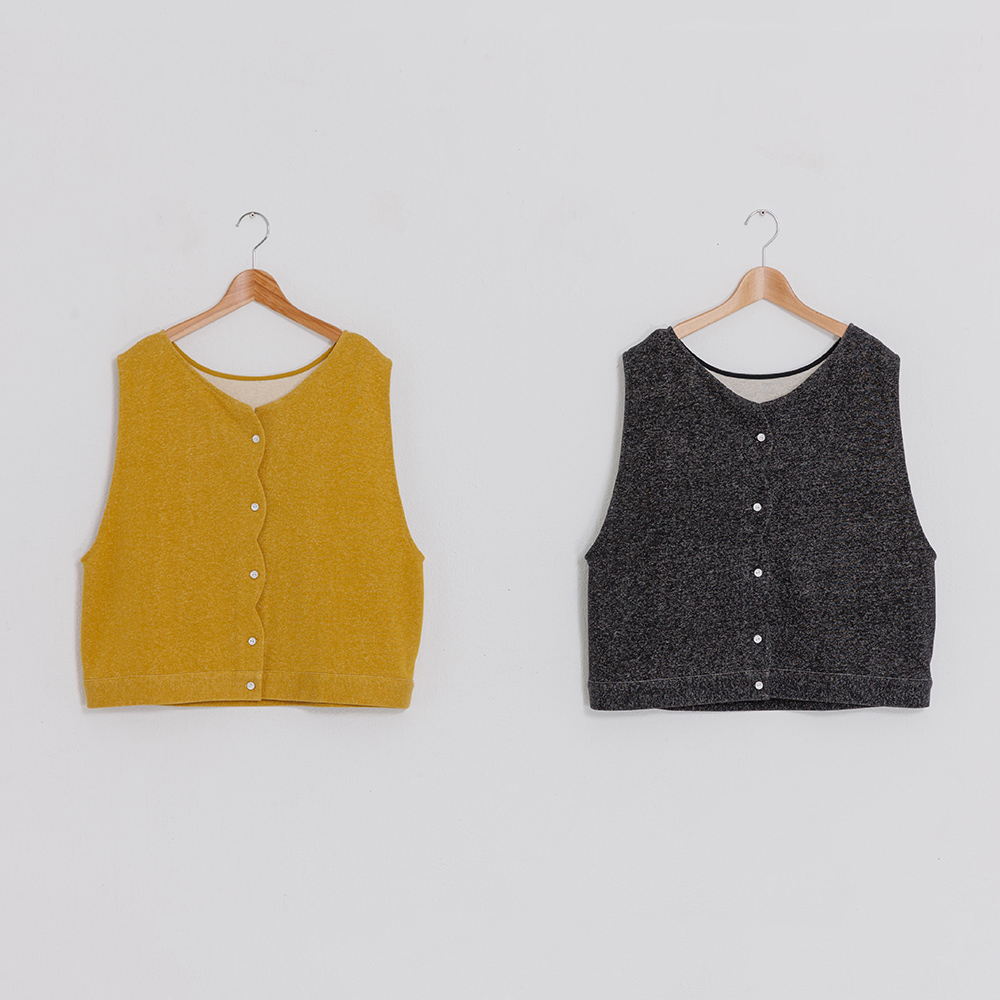 【MOSS CLUB】雙色拼接工裝吊袋無袖背心(黑 卡) 歷史價格詳細信息