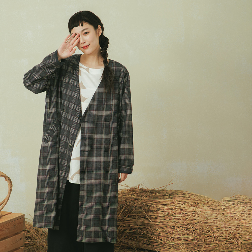 【MOSS CLUB】秋日氣息格格條紋-女長袖洋裝 條紋 綠 咖(二色/版型適中) 歷史價格詳細信息