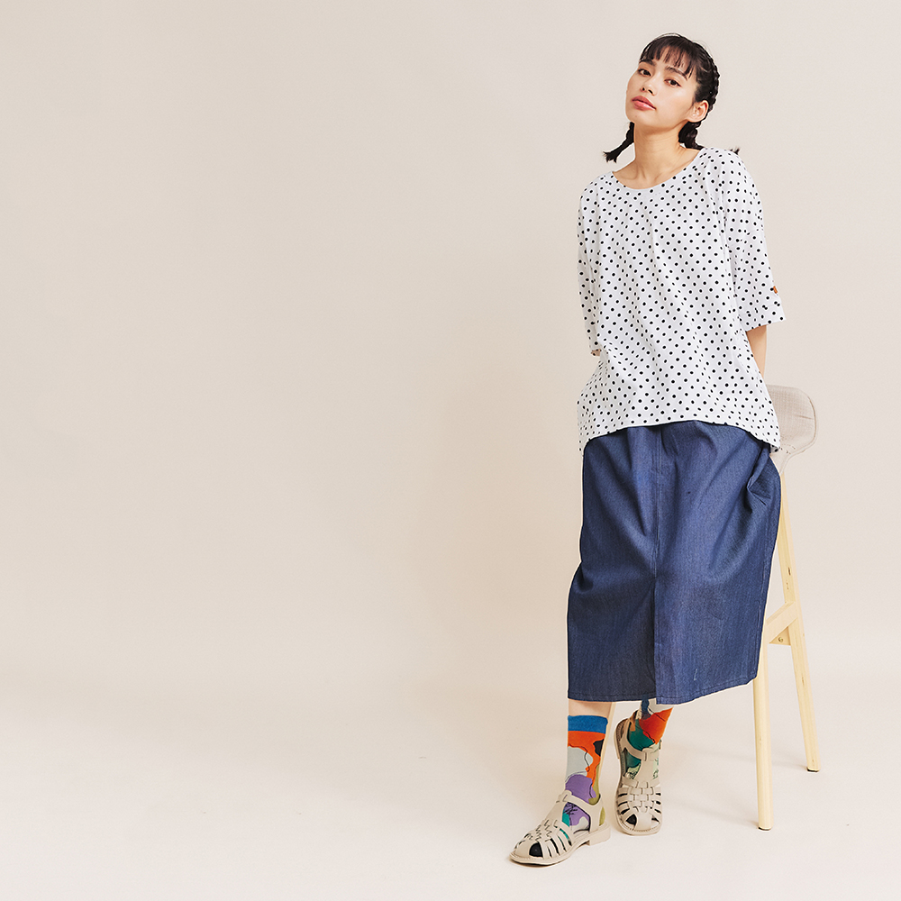 【Dailo】前開衩大口袋配色牛仔-女長裙 牛仔 淺藍 深藍 綠(三色/版型適中) 歷史價格詳細信息