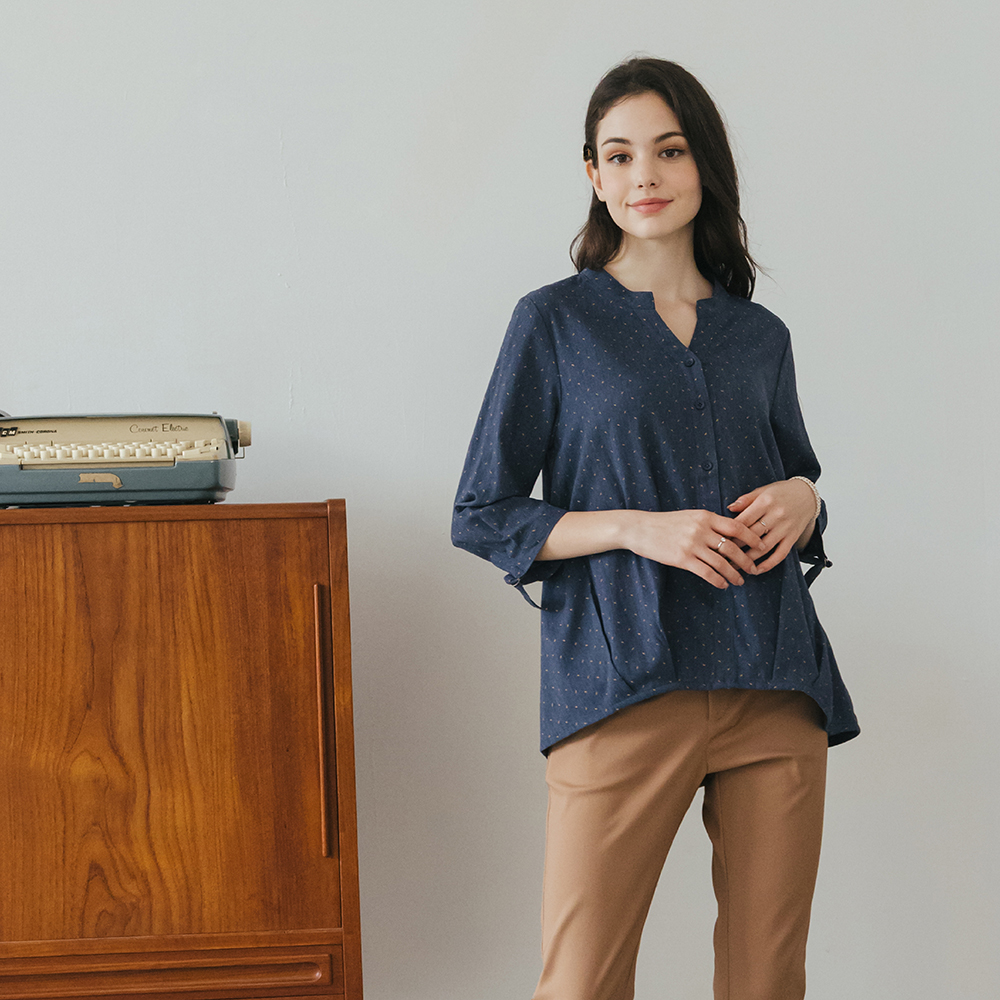 【CUMAR】率性柔美-簡約美型小鉚釘裝飾粗高跟長靴 - 深海藍黑 歷史價格詳細信息