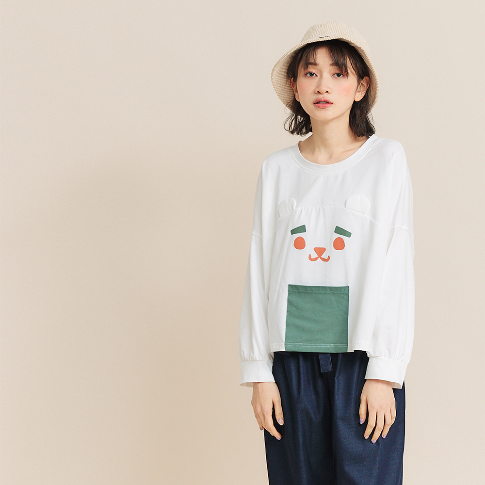 【Dailo】熊耳口袋扎染連帽-女長袖上衣 連帽 藍 粉 黃(三色/魅力商品/版型適中) 歷史價格詳細信息