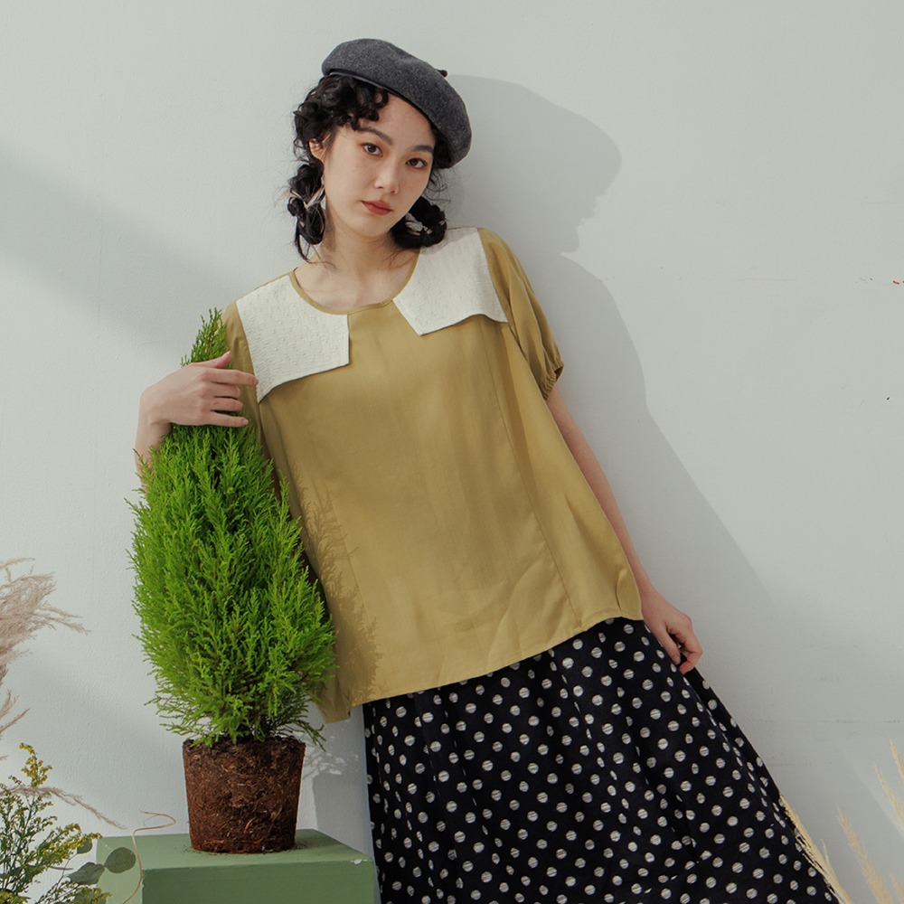 【MOSS CLUB】裝飾細褶口袋不規則下襬-女短袖上衣 連帽 黑 白(二色/版型適中) 歷史價格詳細信息