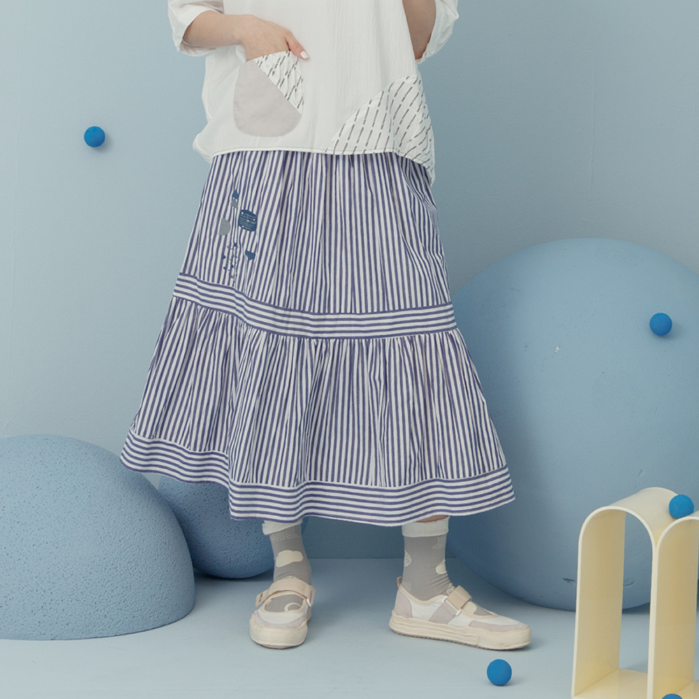 小花蝴蝶 條紋拼接森林小洋裝 橘魔法 現貨在台灣 女童 短袖 連身裙 童裝【p0061190075063】 歷史價格詳細信息