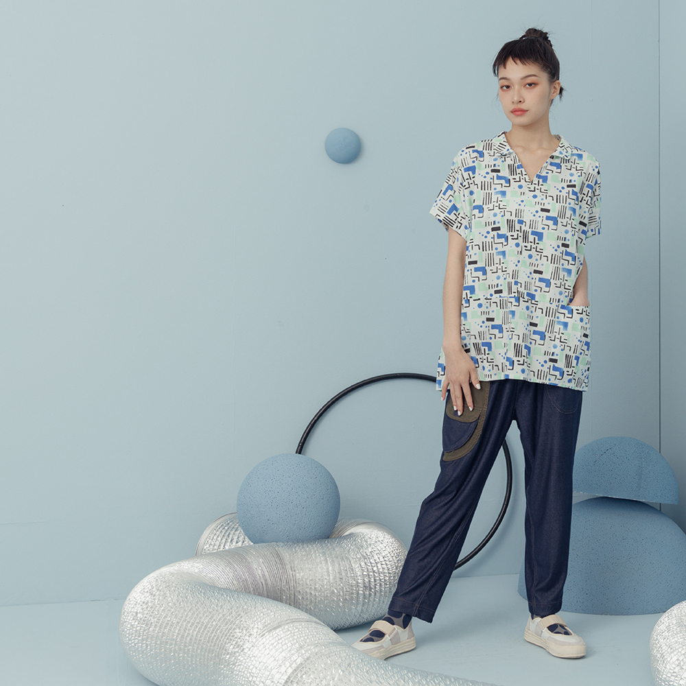 【MOSS CLUB】工裝感斜紋-女長袖襯衫 斜紋 藍 咖(二色/版型適中) 歷史價格詳細信息