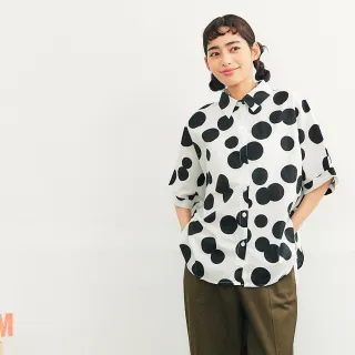 【Dailo】大圓點造型-女長袖針織衫 圓點 黑 粉 杏(三色/版型適中) 歷史價格詳細信息