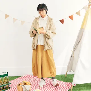 【Dailo】輕盈舒適剪裁連帽-女長袖上衣 連帽 綠(綠色/版型寬鬆) 歷史價格詳細信息