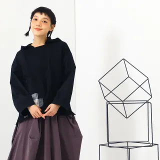【MOSS CLUB】不對稱剪接羅紋圓領-女長袖上衣 不對稱 藍(藍色/魅力商品/版型適中) 歷史價格詳細信息